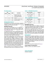 MAX9065EBS+T Datasheet Page 5