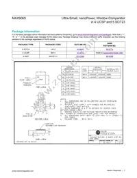 MAX9065EBS+T Datasheet Page 7