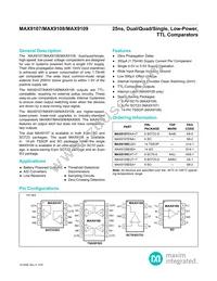 MAX9109EXT-T Datasheet Cover