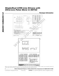 MAX9112ESA+T Datasheet Page 8