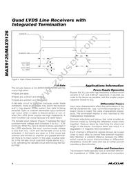 MAX9125ESE+T Datasheet Page 8