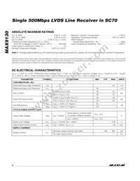 MAX9130EXT/GG8 Datasheet Page 2