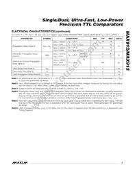 MAX913ESA+TG52 Datasheet Page 3