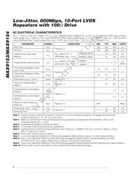 MAX9153EUI+T Datasheet Page 4