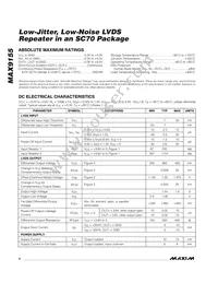 MAX9155EXT+T Datasheet Page 2