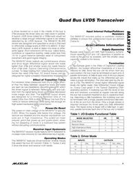 MAX9157EGJ+T Datasheet Page 9