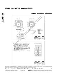 MAX9157EGJ+T Datasheet Page 16