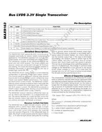MAX9163ESA+T Datasheet Page 8