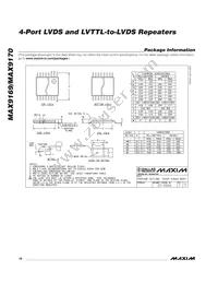 MAX9169EUE+T Datasheet Page 18