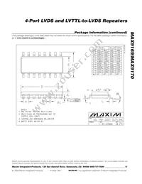 MAX9169EUE+T Datasheet Page 19