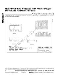 MAX9173ESE+ Datasheet Page 14