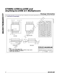 MAX9177EUB+T Datasheet Page 12