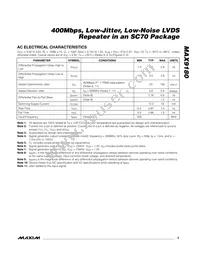 MAX9180EXT+T Datasheet Page 3