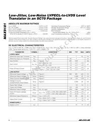 MAX9181EXT-T Datasheet Page 2