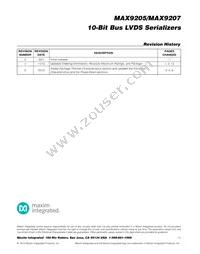 MAX9205EAI/V+T Datasheet Page 13