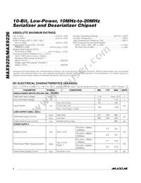 MAX9226ETE+T Datasheet Page 2