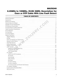 MAX9240GTM+T Datasheet Page 2