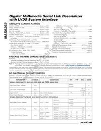 MAX9268GCM/V+TG2C Datasheet Page 2