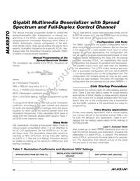 MAX9270GTN/V+ Datasheet Page 22