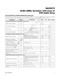 MAX9273C/D+ Datasheet Page 7