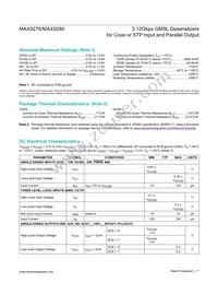 MAX9276GTN/V+T Datasheet Page 7
