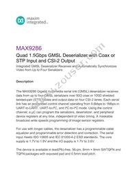 MAX9286GGN/VY+T Cover