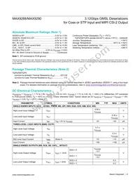 MAX9288GTM/V+TGG7 Datasheet Page 8