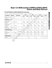 MAX9314ECJ+T Datasheet Page 3