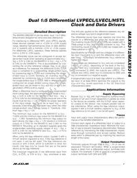 MAX9314ECJ+T Datasheet Page 7