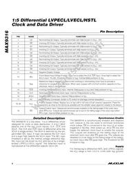 MAX9316EWP+T Datasheet Page 6