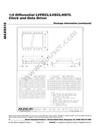 MAX9316EWP+T Datasheet Page 12
