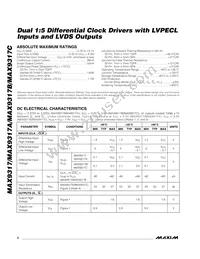 MAX9317AECJ+ Datasheet Page 2