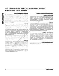 MAX9320BESA+ Datasheet Page 6