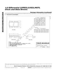 MAX9320ESA/GG8 Datasheet Page 10