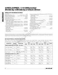 MAX9322ECY+D Datasheet Page 2