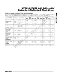 MAX9322ECY+D Datasheet Page 3