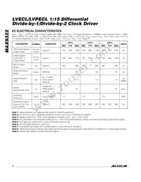 MAX9322ECY+D Datasheet Page 4