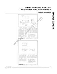 MAX934ESE-T Datasheet Page 15