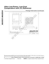 MAX934ESE-T Datasheet Page 16