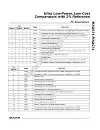 MAX934ESE+TG002 Datasheet Page 7
