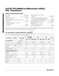 MAX9360EKA/GG8 Datasheet Page 2