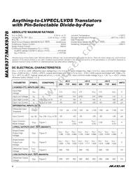 MAX9378EUA/GG8 Datasheet Page 2