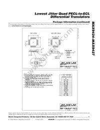 MAX9425EHJ+ Datasheet Page 11