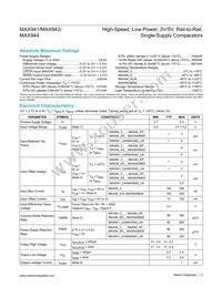 MAX944ESD+TG52 Datasheet Page 2