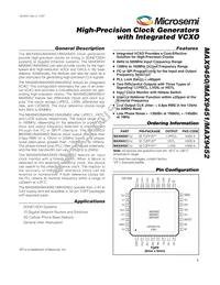 MAX9451EHJ-T Datasheet Cover