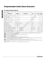 MAX9485ETP-T Datasheet Page 4