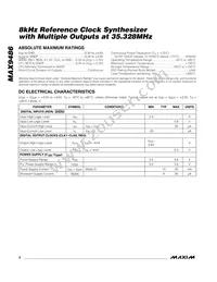 MAX9486EUG-T Datasheet Page 2