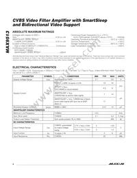 MAX9513ATE+ Datasheet Page 2