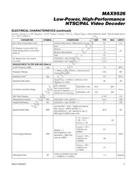 MAX9526AEI/V+T Datasheet Page 3