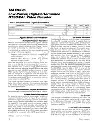 MAX9526AEI/V+T Datasheet Page 18